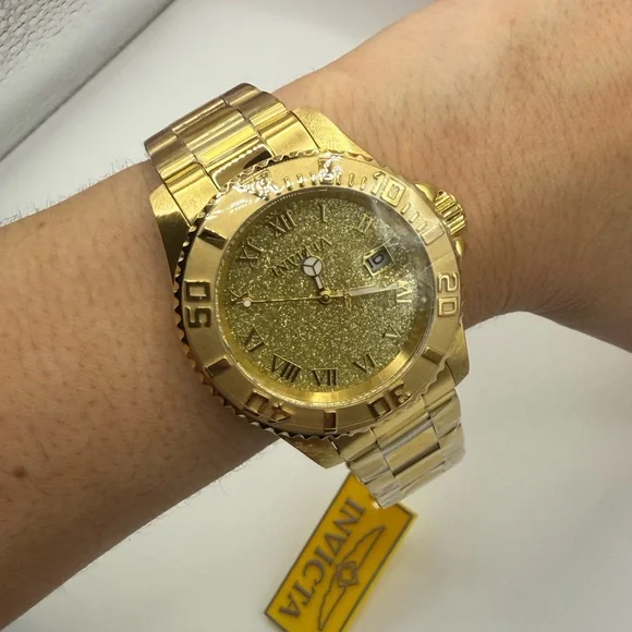 Invicta Angel Swiss Ronda 515 Caliber Women’s Watch- 40mm Gold on Gold - Picture 3 of 9